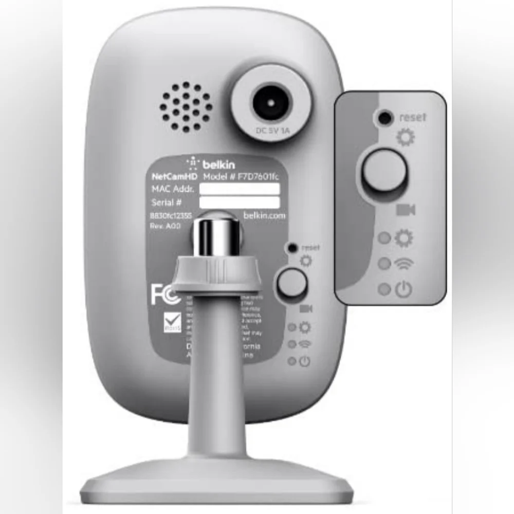 Belkin Netcam HD+ Version for Indoor and Night Vision in White